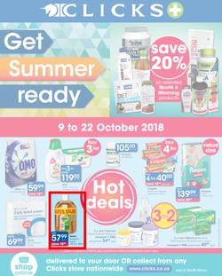 Clicks : You Pay Less (9 Oct - 22 Oct 2018), page 1