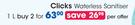 Clicks Hygiene Sensitive Waterless Sanitiser-2xLtr Per Offer