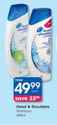 Head & Shoulders Shampoo-400ml Each