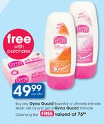 Gyna Guard Essentials Or Ultimate Intimate Wash-140ml Per Offer