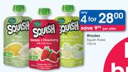 Rhodes Squish Puree-4x110ml Per Offer