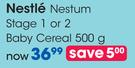 Nestle Nestum Stage 1 Or 2 Baby Cereal-500g Each