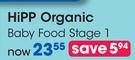 Hipp Organic Baby Food Stage 1-Each