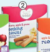 Clicks Made 4 Baby Teething Biscuits-2 x 170g Per Offer
