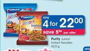 Purity Junior Instant Noodles-4 x 53.5g