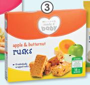 Clicks Made 4 Baby Apple & Butternut Rusks-2 x 140g Per Offer