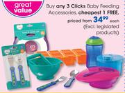 Clicks Baby Feeding Accessories (Excl Legislated Products)-Each