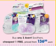 Avent Soothers-Each