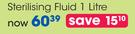Milton Sterilising Fluid-1Ltr Each