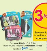 Safety 1st Baby Health Care Products-Each
