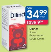 Dilinct Junior Expectorant Syrup-100ml Each