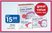 Clicks Pay Less Baby Wipes-Per Pack