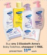 Elizabeth Anne's Baby Toiletries-Each