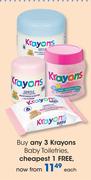 Krayons Baby Toiletries-Each