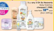 Oh So Heavenly Baby Toiletries-Each
