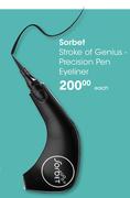 Sorbet Stroke Of Genius Precision Pen Eyeliner-Each