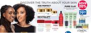 L'Oreal Age Perfect, Pure Clay Or Revitalift Products-Each