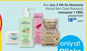 Oh So Heavenly Facial Skin Care Products-Each
