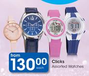 Clicks Assorted Watches-Each