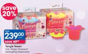 Tangle Teezer Kids Magic Flowerpot Detangling Hairbrushes-Each