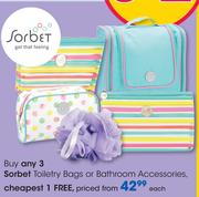 Sorbet Toiletry Bags Or Bathroom Accessories-Each