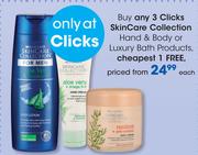 Clicks SkinCare Collection Hand & Body Or Luxury Bath Products-Each