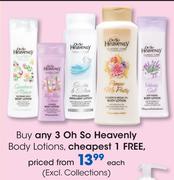 Oh So Heavenly Body Lotions (Excl Collections)-Each