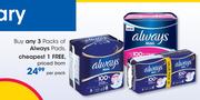 Always Pads Pack-Per Pack
