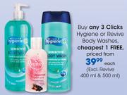 Clicks Hygiene Or Revive Body Washes(Excl Revive 400ml & 500ml)- Each