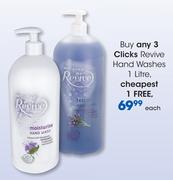 Clicks Revive Hand Washes-1Ltr Each