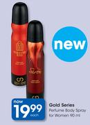 Gold Series Perfume Body Spray For Women-90ml Each