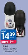 Shield Roll On For Men Or Women-50ml Each