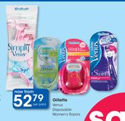 Gillette Venus Disposable Women's Razors-Per Pack