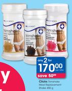 Clicks Trimshake Meal Replacement Shake-2x450g Per Offer