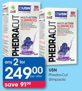 USN Phedra-Cut Slimpacks-For 2 Per Offer