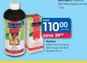 Herbex Attack The Fat Syrup/Plus Fat Burn Booster (300ml + 50ml)-Per Offer