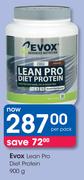 Evox Lean Pro Diet Protein-900g Per Pack
