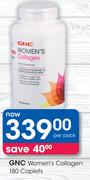 GNC Women’s Collagen 180 Caplets-Per Pack