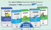 Clicks Essentials Health Products-Per Pack