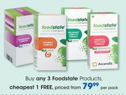 Foodstate Products-Per Pack