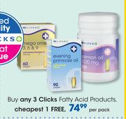 Clicks Fatty Acid Products-Per Pack