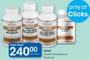 Solar Health Prescriptions Products-Per Pack