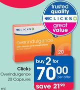 Clicks Overindulgence 10 Effervescent Tablets-For 2 