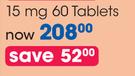 Chela Fer 15 mg-60 Tablets Per Pack
