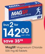 MagSR Magnesium Chloride 535 mg-2x60 Tablets Per Offer