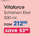 Vitaforce Schlehen Elixir.