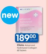 Clicks Advanced Hydrolysed Collagen-60 Tablets Per Pack