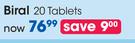 Biral-20 Tablets Per Pack