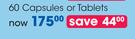 MemoRX-60 Capsules Or Tablets Each