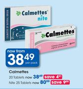 Calmettes Nite-25 Tablets Per Pack